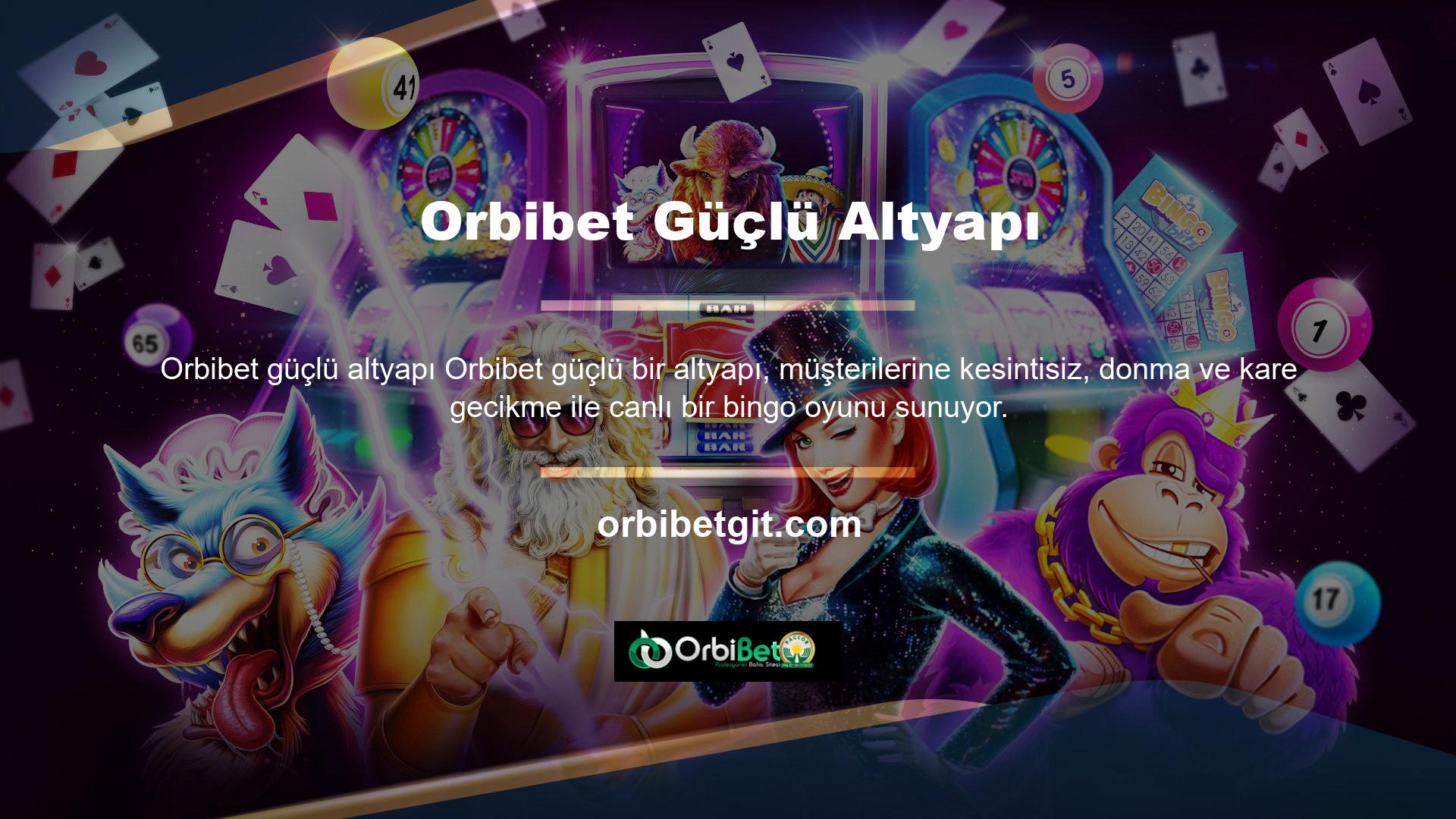 Site iyi sunuculara ve güçlü bir sisteme sahiptir, böylece müşterileri gerçek zaman bingo'yu iyi ve güvenli bir şekilde oynayabilir