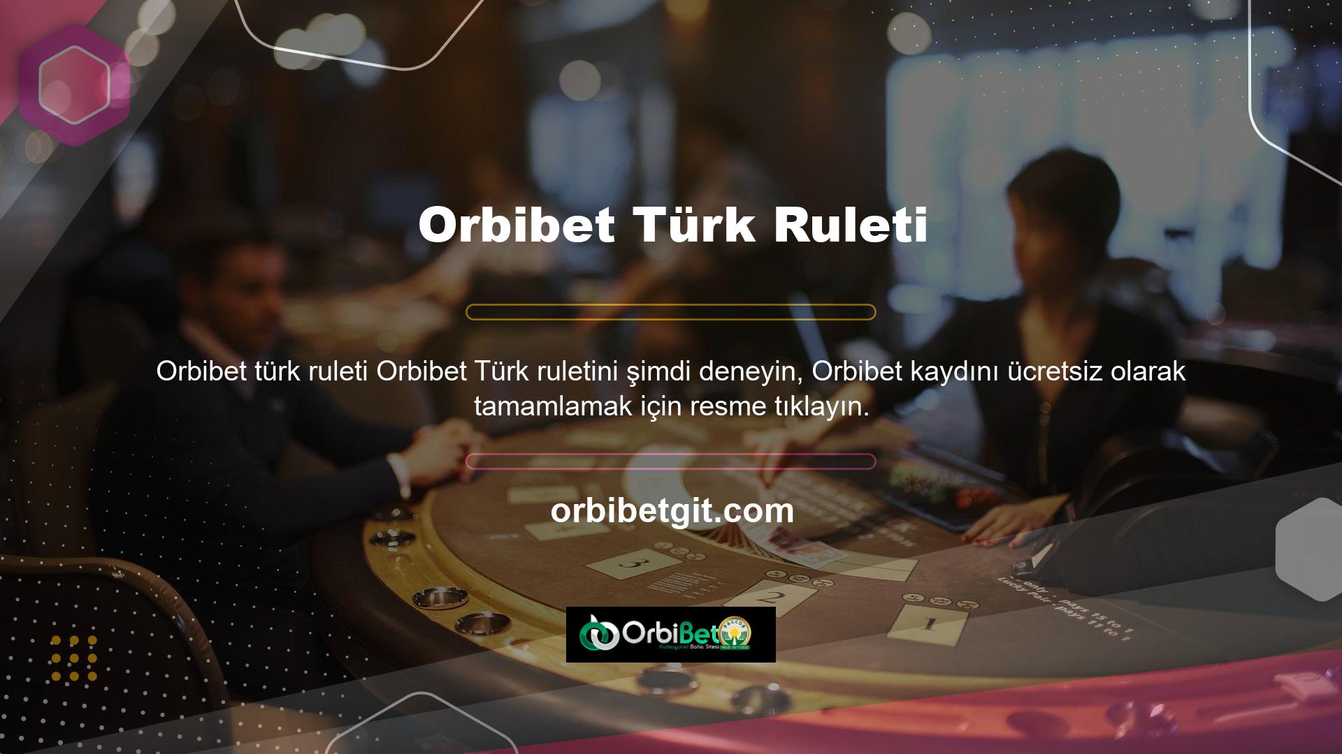 Orbibet dünyada bir ilk imzalayarak Türk ruletini web sitesinde yayınlayan ilk casino şirketi oldu